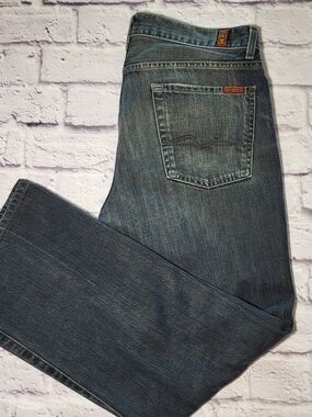 7 For All Mankind Austyn Jeans Mens Sz 32x30 Relaxed Fit Baggy Style